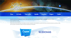 Desktop Screenshot of cartasdecristobrasil.com.br